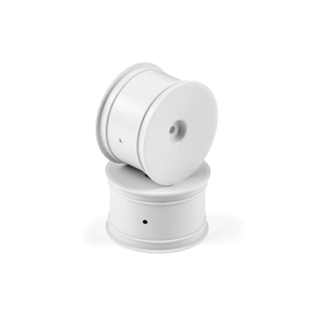 Llanta Trasera Hudy Aerodisk 2WD/4WD Hexágono 12mm IFMAR Blanca Hard (2)