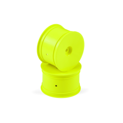 Llanta Trasera Hudy Aerodisk 2WD/4WD Hexágono 12mm IFMAR Amarillo Hard (2)