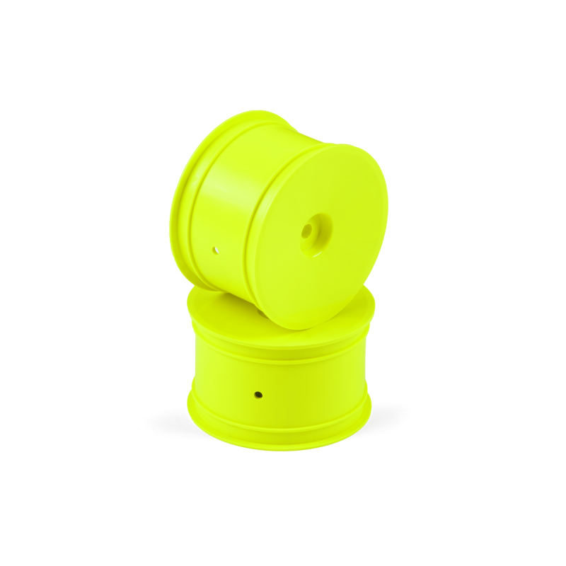 Llanta Trasera Hudy Aerodisk 2WD/4WD Hexágono 12mm IFMAR Amarillo Hard (2)