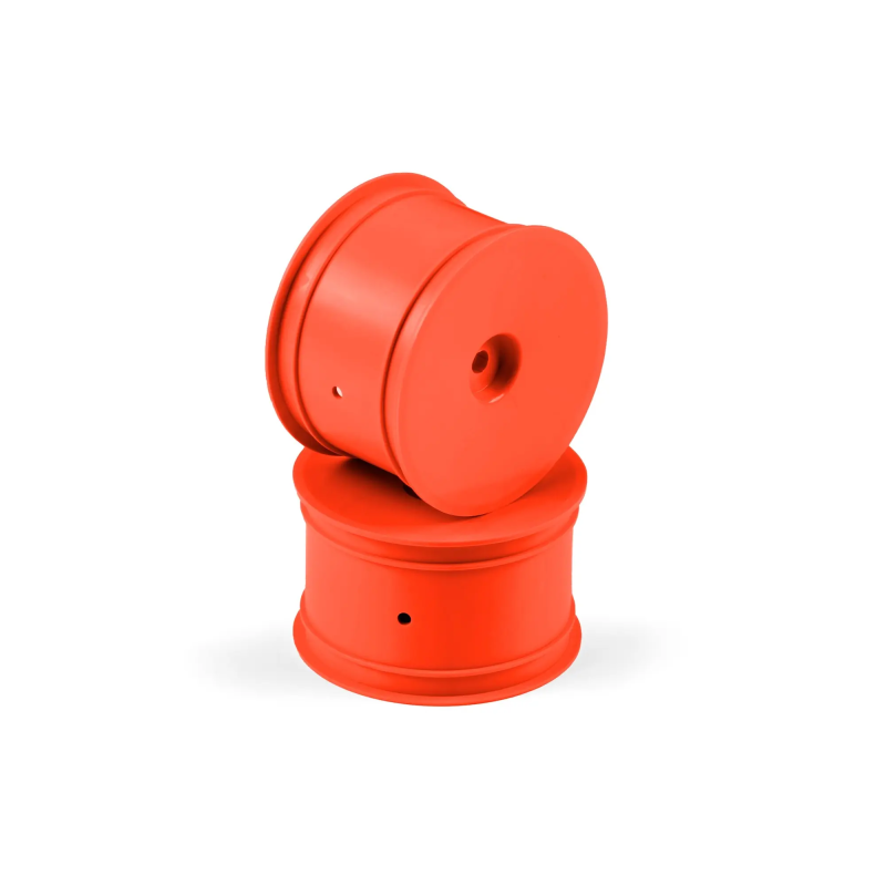 Llanta Trasera Hudy Aerodisk 2WD/4WD Hexágono 12mm IFMAR Naranja Hard (2)