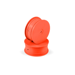 Llanta Delantera Hudy Aerodisk 4WD Hexágono 12mm IFMAR Naranja Hard (2)