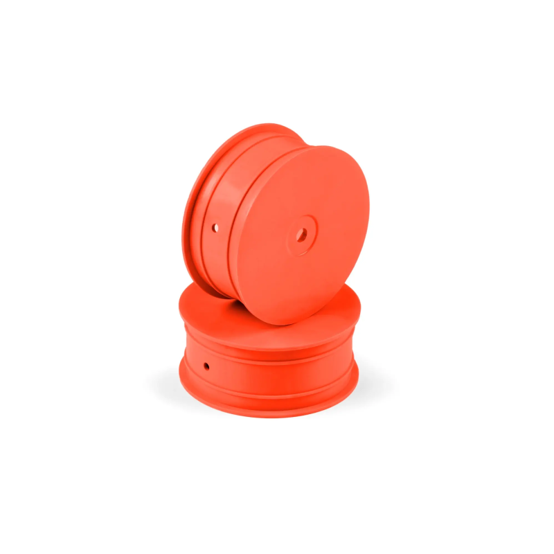 Llanta Delantera Hudy Aerodisk 4WD Hexágono 12mm IFMAR Naranja Hard (2)