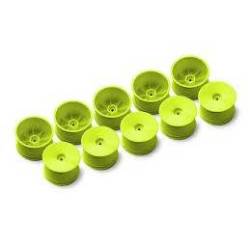 Llanta Trasera Hudy Aerodisk 2WD/4WD Hexágono 12mm IFMAR Amarillo Hard (10)