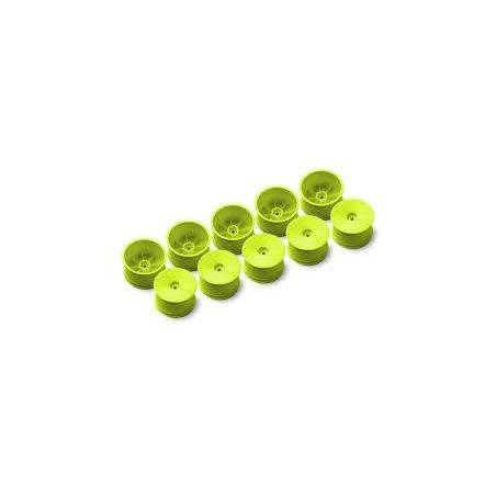 Llanta Trasera Hudy Aerodisk 2WD/4WD Hexágono 12mm IFMAR Amarillo Hard (10)