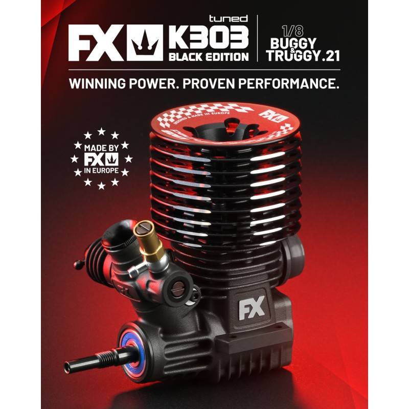 Motor FX K303 Tuned 3 Puertos DLC Cerámico