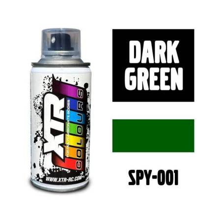 Spray pintura carrocerias Verde Oscuro - 150ml XTR Colours