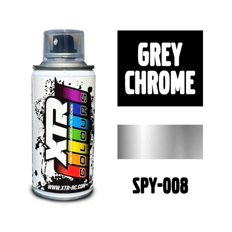 Spray pintura carrocerias Gris Chromo - 150ml XTR Colours