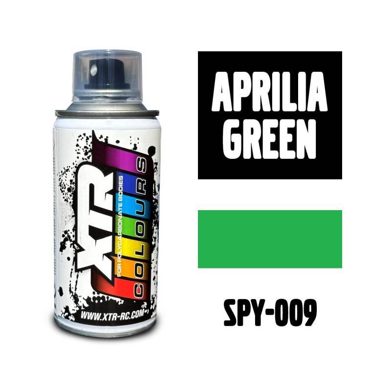 Spray pintura carrocerias Verde Aprilia - 150ml XTR Colours