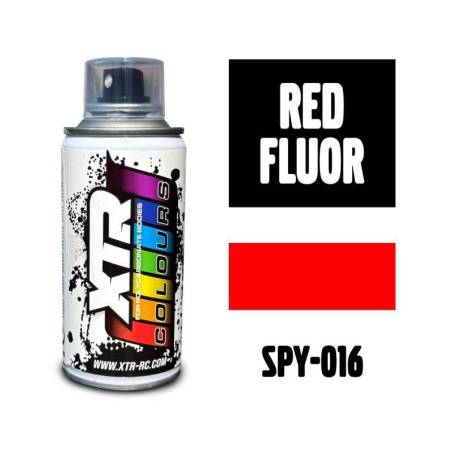 Spray pintura carrocerias Rojo Fluor - 150ml XTR Colours