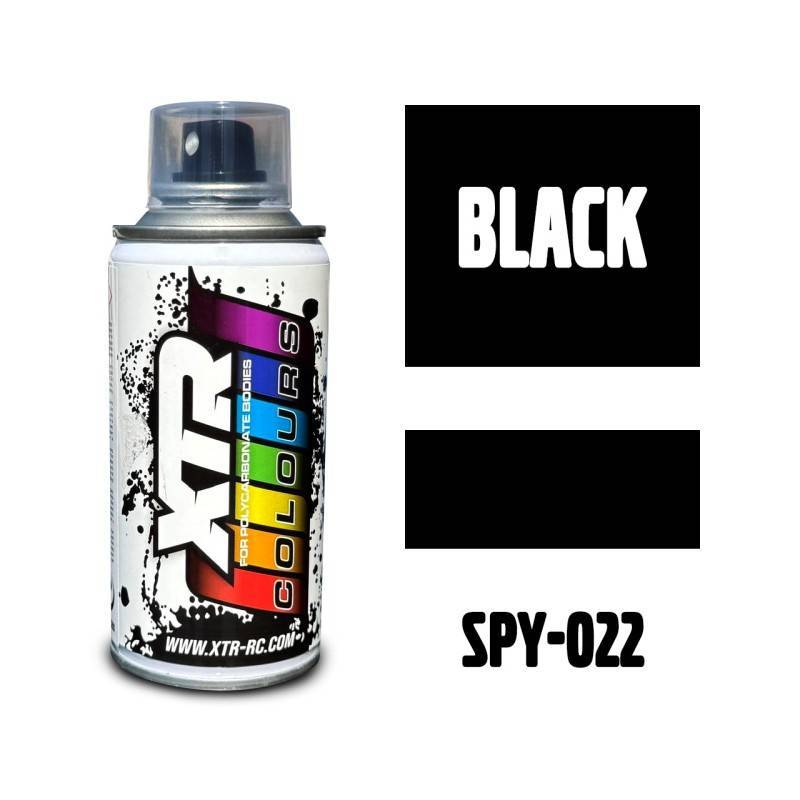Spray pintura carrocerias Negro - 150ml XTR Colours