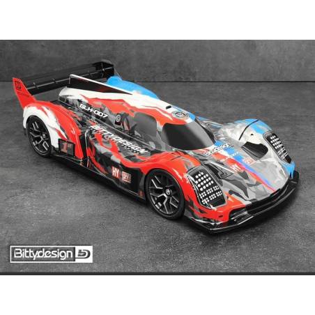 Carrocería Bittydesign GLH-007 Hyper Car 1/10 190mm LP Light
