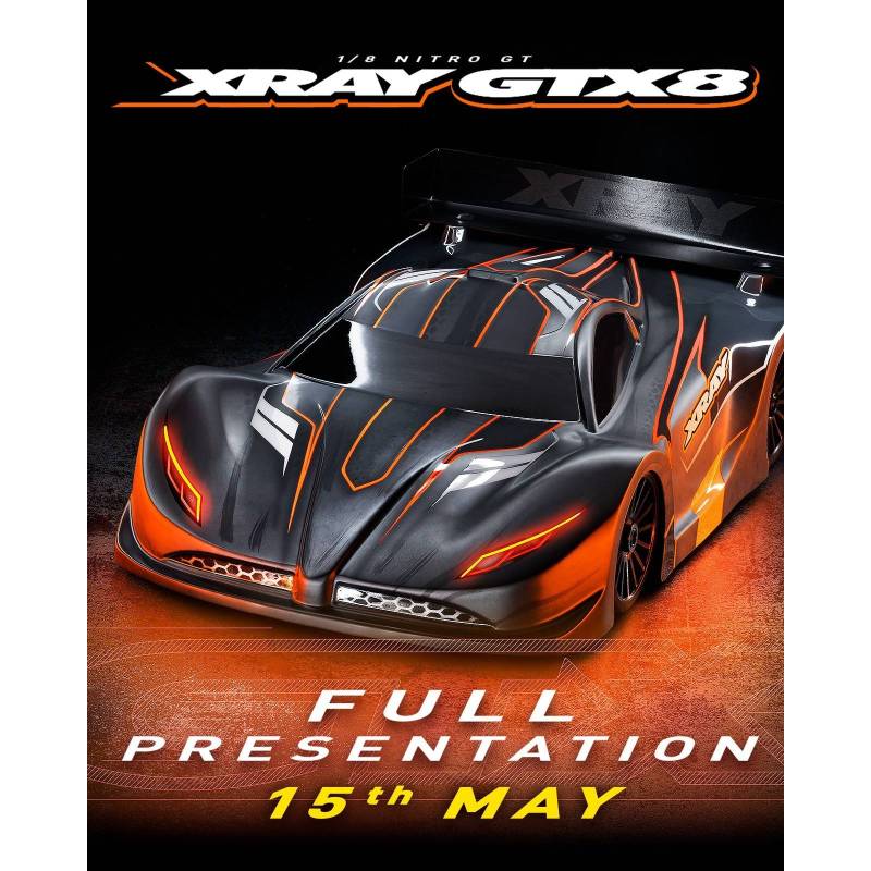 Xray GTX '27 1/8 coche GT carretera nitro