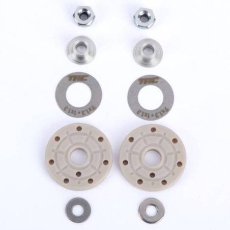 TRC Valve Shock Pistons 7x1.3 + 1x1.3 Flat 15.85mm OD (2 pcs)