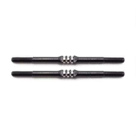 Inversoras de titanio M3x55 Hobbytech (2 Ud.) para coche RC de competición. Ref. HTR-1950355
