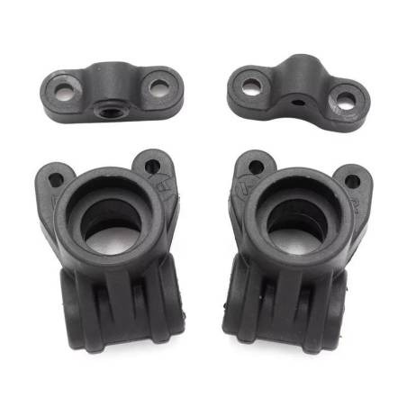 Manguetas traseras Hobbytech X-Mid para buggy RC. Ref. MID-017
