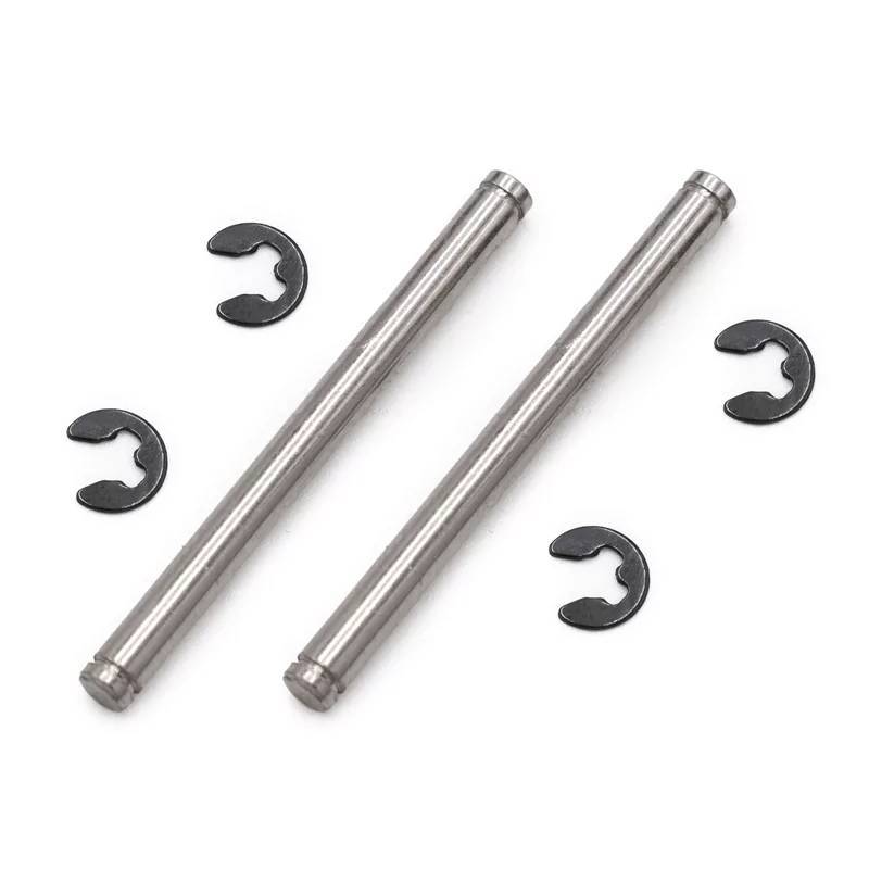 Pasadores de manguetas traseras Hobbytech X-Mid con clips (2 Ud.) para buggy RC. Ref. MID-032