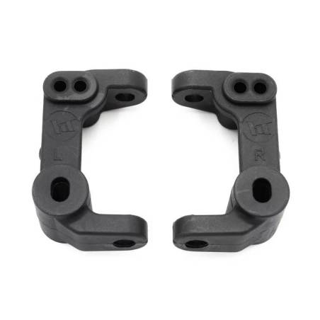 Portamanguetas delanteras Hobbytech X-Mid para buggy RC. Ref. MID-015