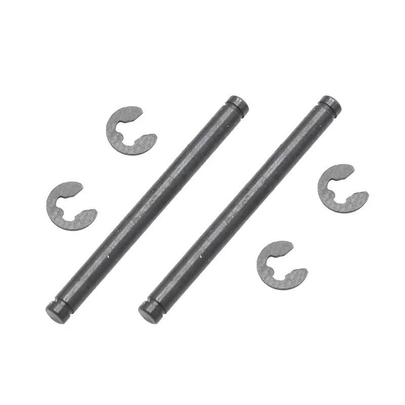 Pasadores de portamanguetas delanteras Hobbytech X-Mid con clips (2 Ud.) para buggy RC. Ref. MID-039.