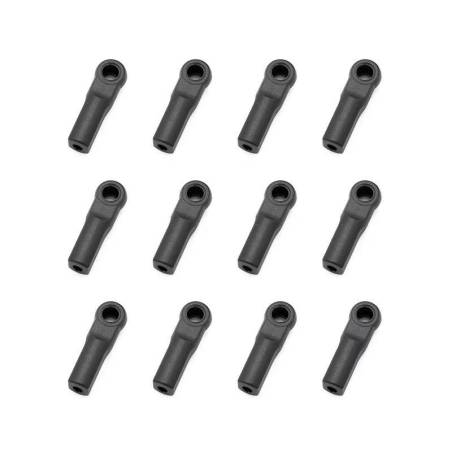 Juego de rótulas Hobbytech X-Mid (12 Ud.) para buggy RC. Ref. MID-034.
